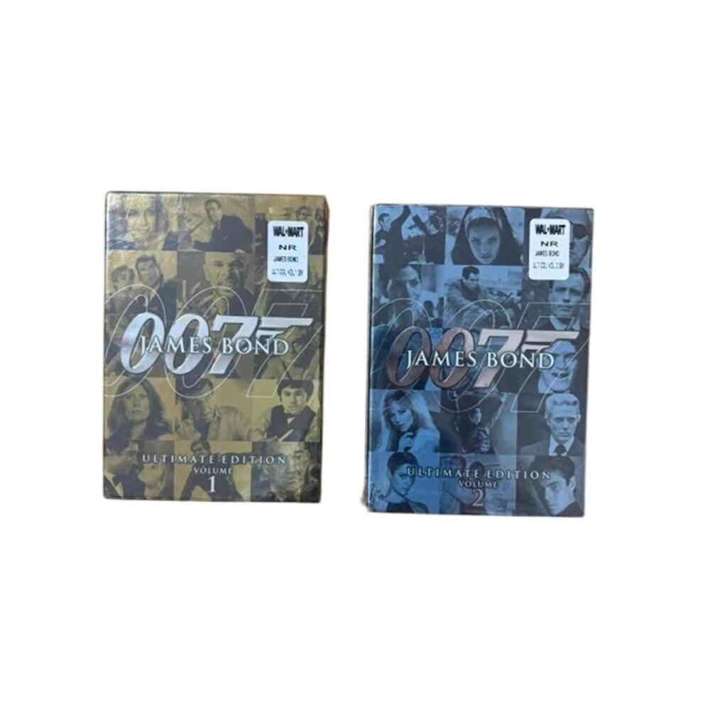 James Bond 007 Ultimate Edition DVD Box Collection Volumes 1 & 2 New Sealed